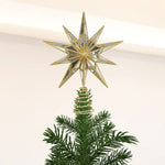 12" Gold Double - Sided Mirrored Star Tree Topper - Napa Valley Wildflower Co.