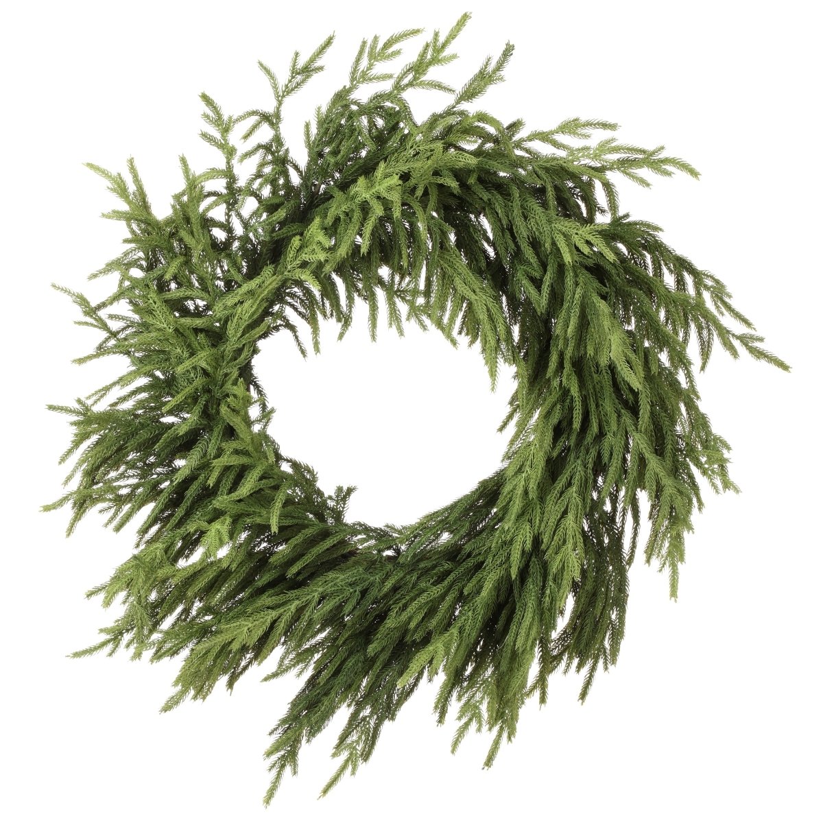 30'' Real Touch Norfolk Pine Christmas Wreath - Napa Valley Wildflower Co.