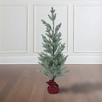35" Fir Tree with Burlap Base | Rustic Tabletop Charm - Napa Valley Wildflower Co.