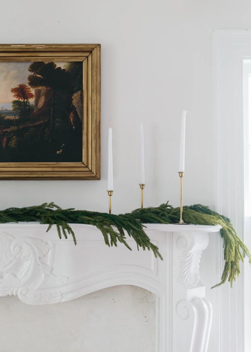 60'' Lush Natural Touch Norfolk Pine Garland - A Christmas Masterpiece - Napa Valley Wildflower Co.