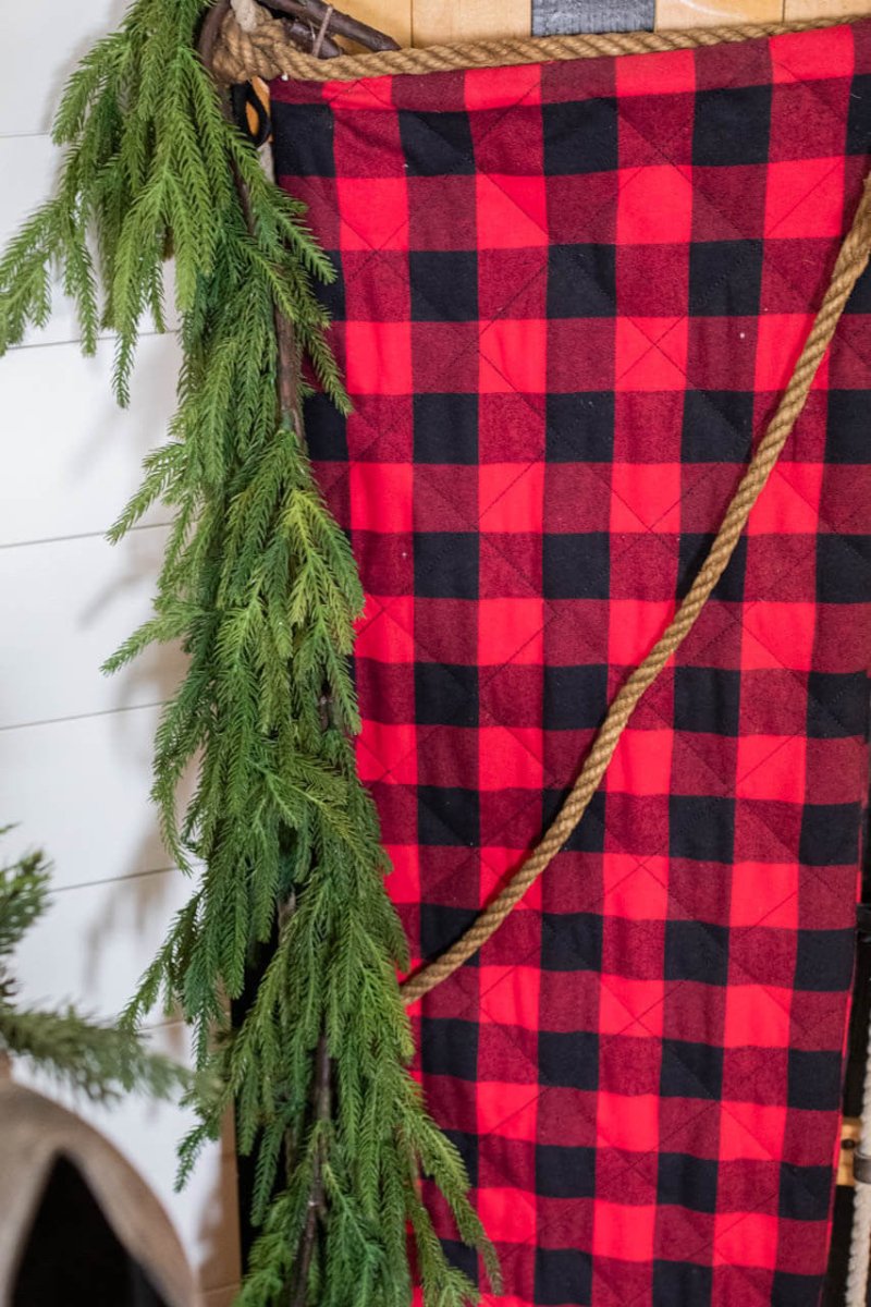 60'' Lush Natural Touch Norfolk Pine Garland - A Christmas Masterpiece - Napa Valley Wildflower Co.