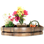 Authentic Napa Valley Wine Barrel Stave Basket - Napa Valley Wildflower Co.