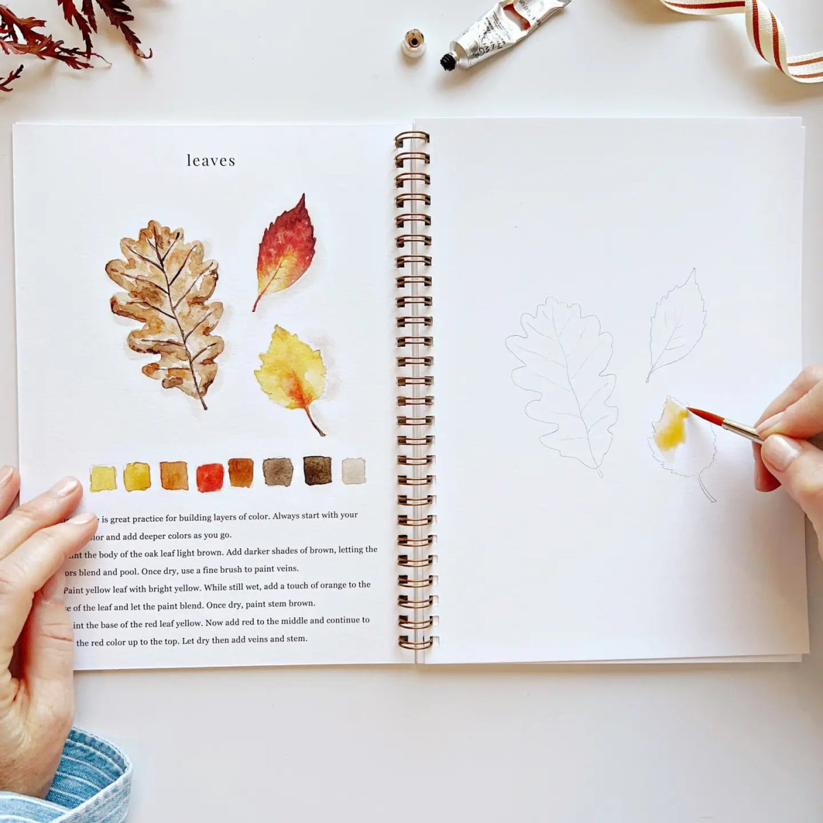 Autumn Watercolor Workbook - Napa Valley Wildflower Co.
