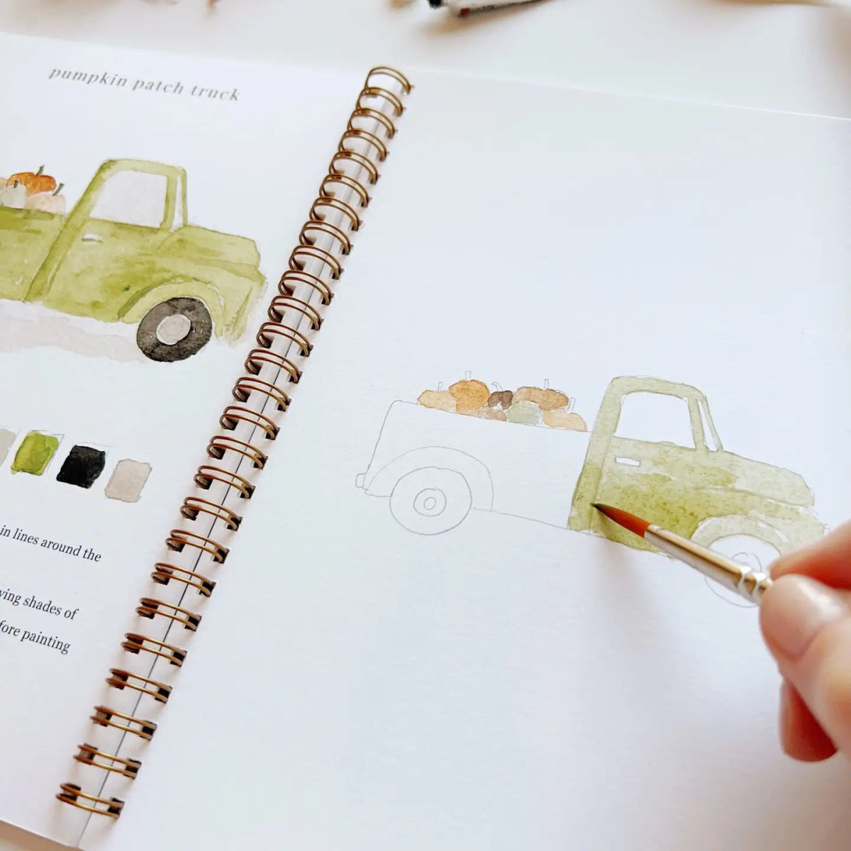 Autumn Watercolor Workbook - Napa Valley Wildflower Co.