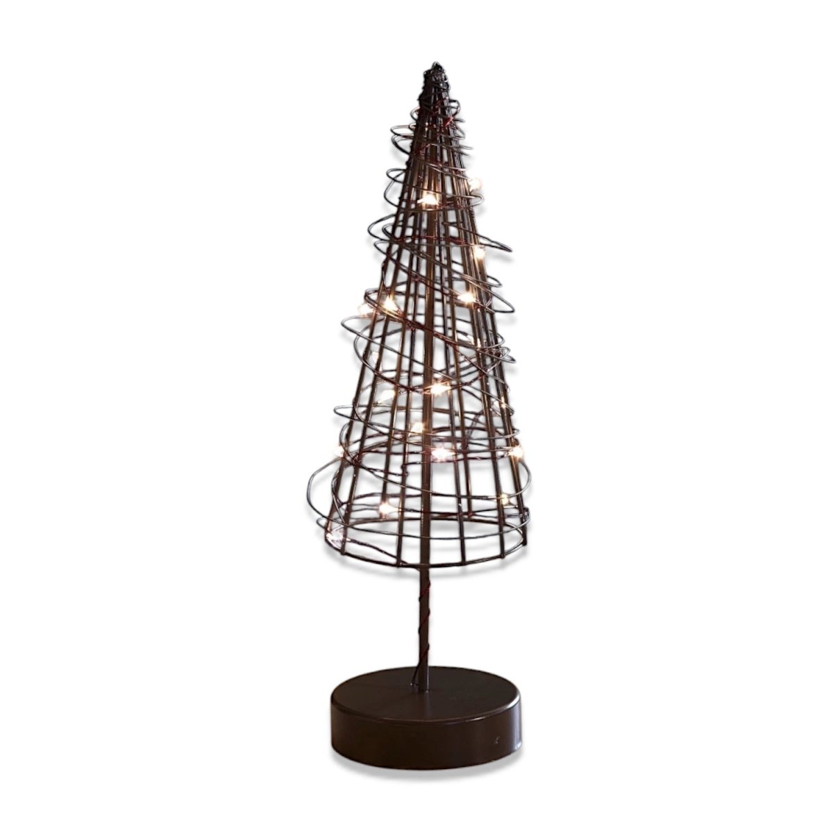 Brown Wire Tree LED Table Light - Napa Valley Wildflower Co.