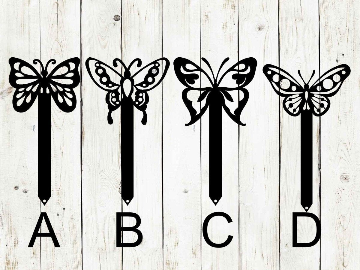 Butterfly Metal Yard Stake - Napa Valley Wildflower Co.
