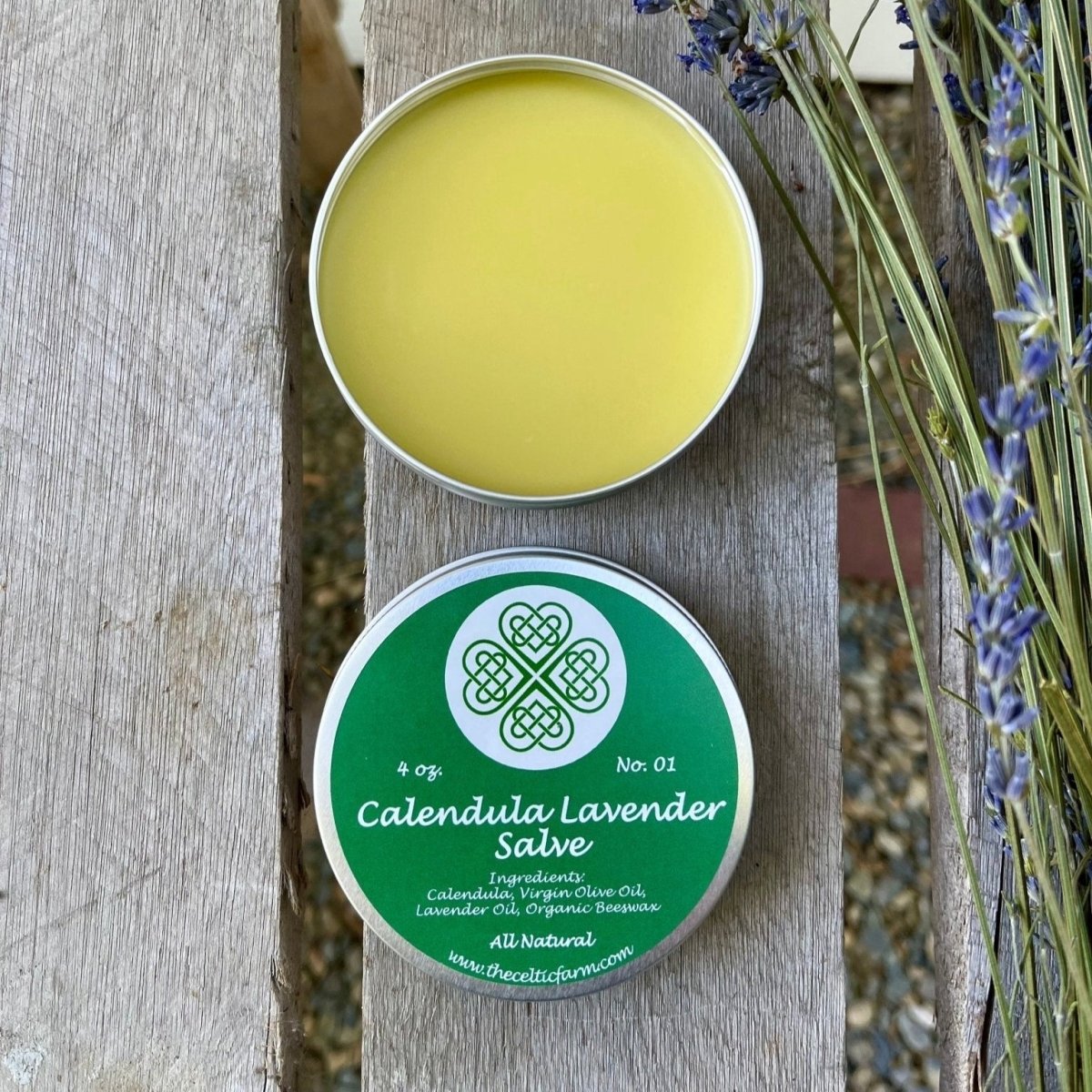 Calendula Lavender Salve - Soothing All Natural Skin - Napa Valley Wildflower Co.