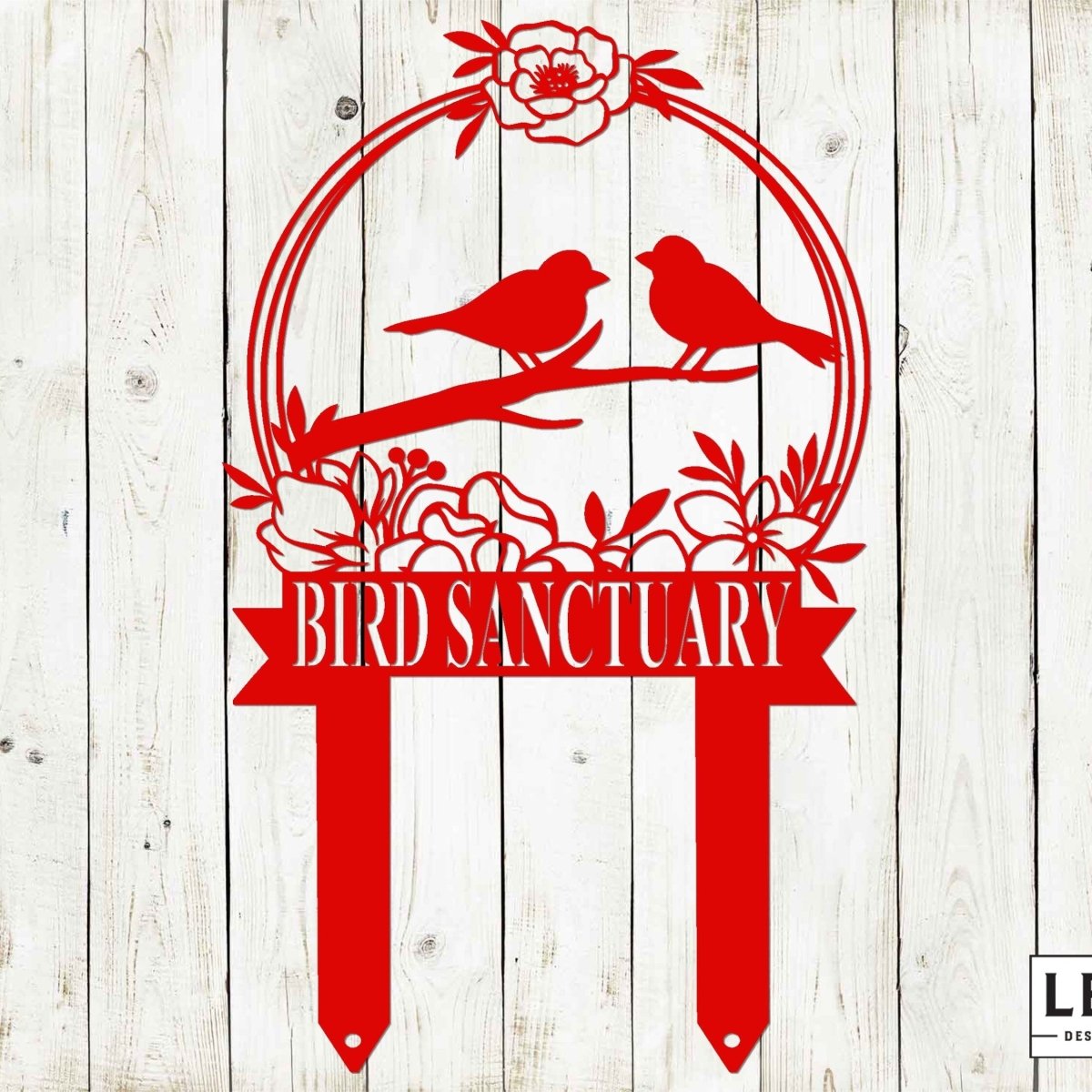 Custom Bird Garden Metal Stake - Napa Valley Wildflower Co.