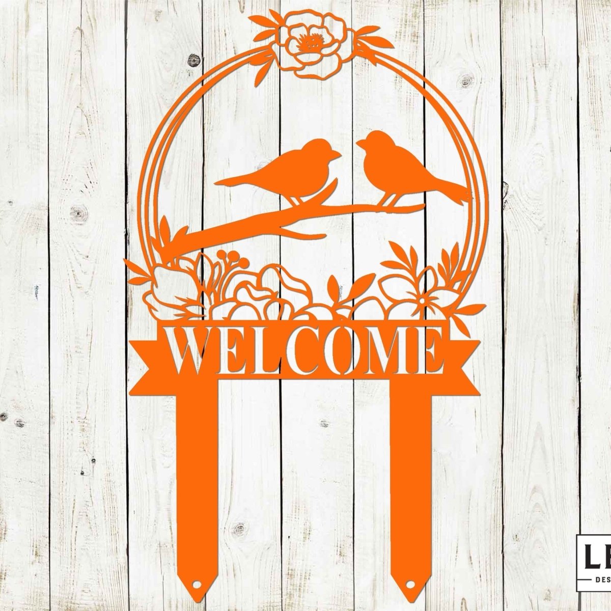 Custom Bird Garden Metal Stake - Napa Valley Wildflower Co.