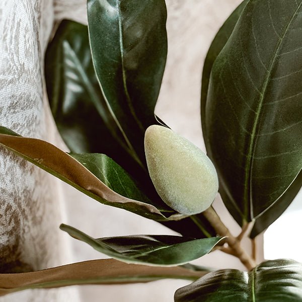 Elegant 31 - Inch Potted Faux Magnolia Tree - Napa Valley Wildflower Co.