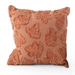 Fall Leaf Orange Stonewashed Throw Pillow - Napa Valley Wildflower Co.