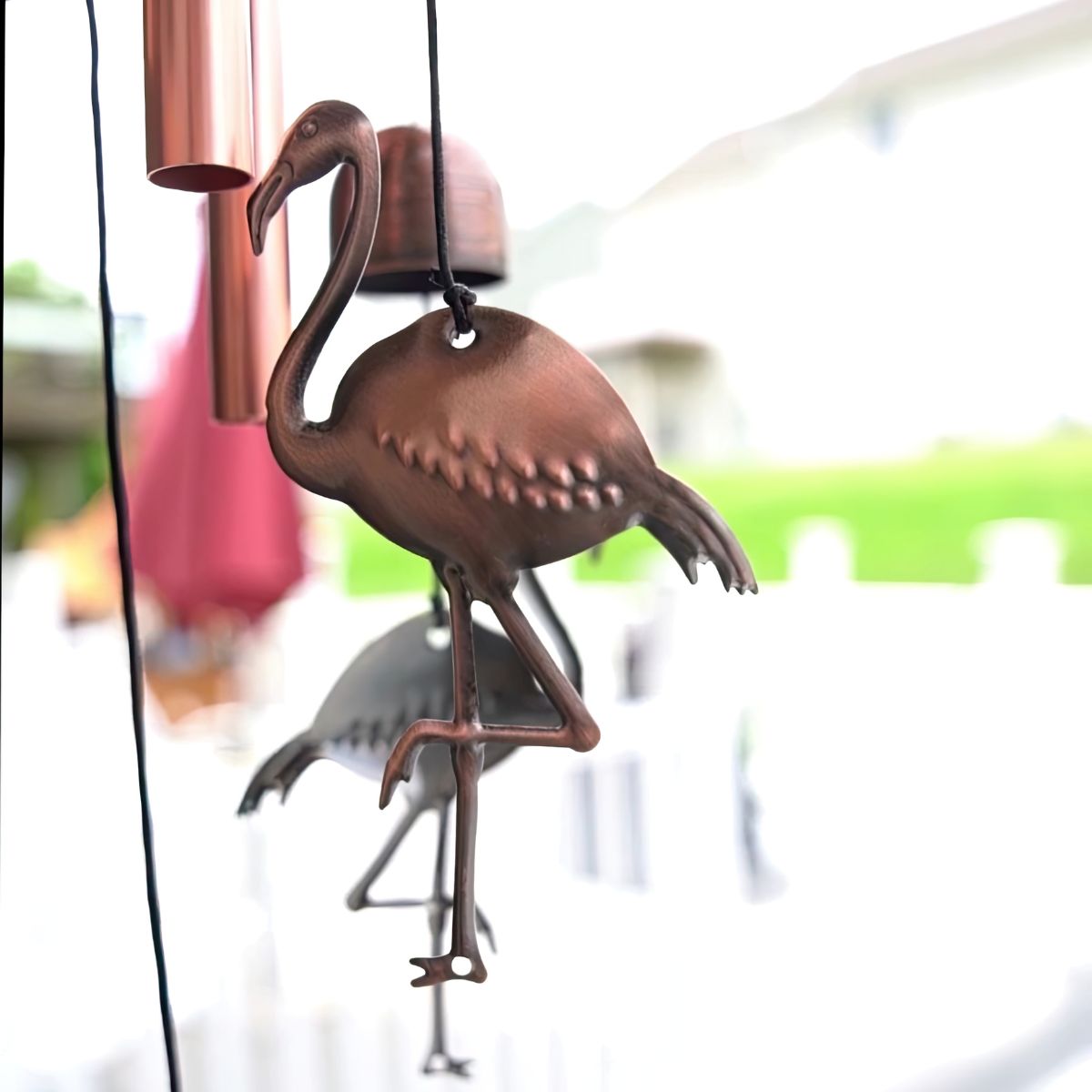 Flamingo Wind Chime - Napa Valley Wildflower Co.