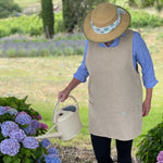 French Style Linen Crossback Apron - Napa Valley Wildflower Co.