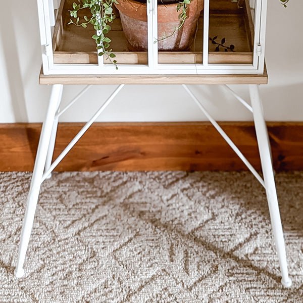 Greenhouse Inspired Outdoor Plant Stand - Napa Valley Wildflower Co.
