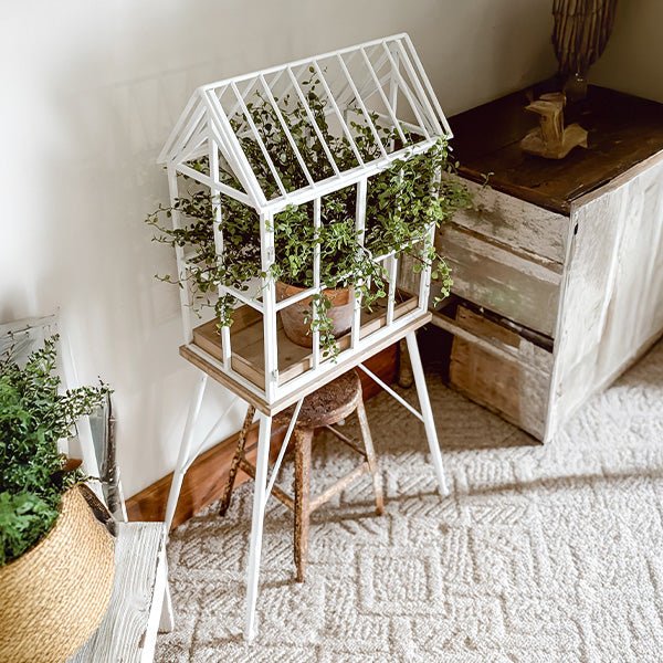 Greenhouse Inspired Outdoor Plant Stand - Napa Valley Wildflower Co.