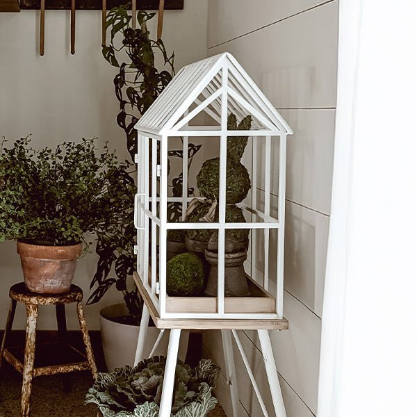 Greenhouse Inspired Outdoor Plant Stand - Napa Valley Wildflower Co.