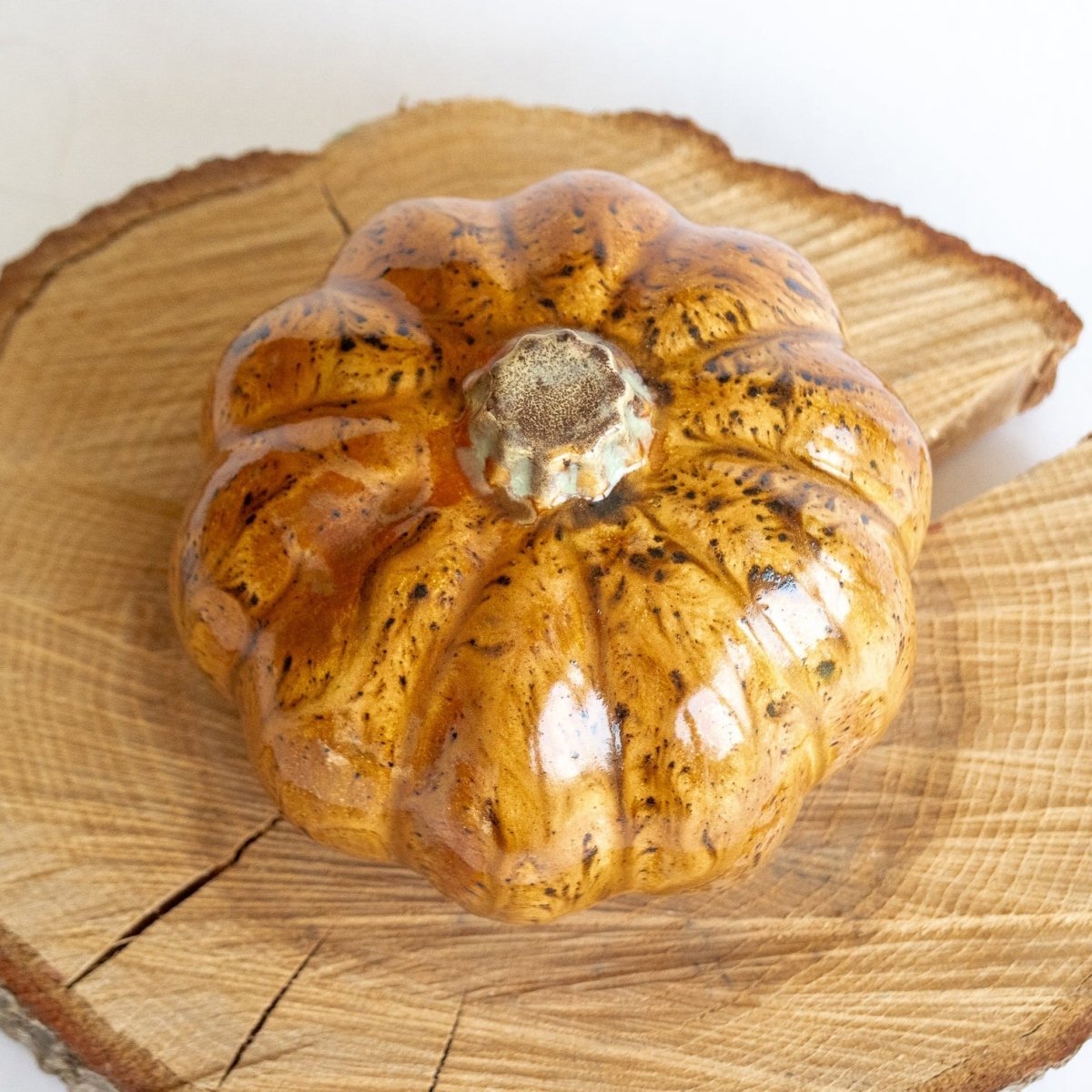 Handcrafted Ceramic Pumpkin - Napa Valley Wildflower Co.