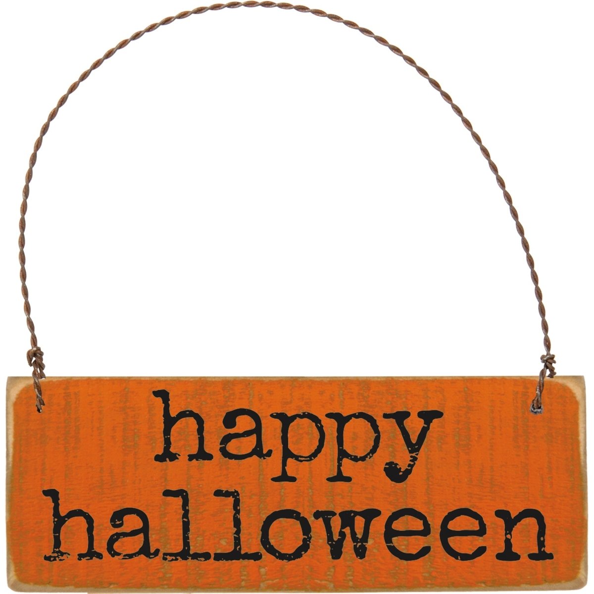 Happy Halloween Wood Slat Ornament Sign - Napa Valley Wildflower Co.