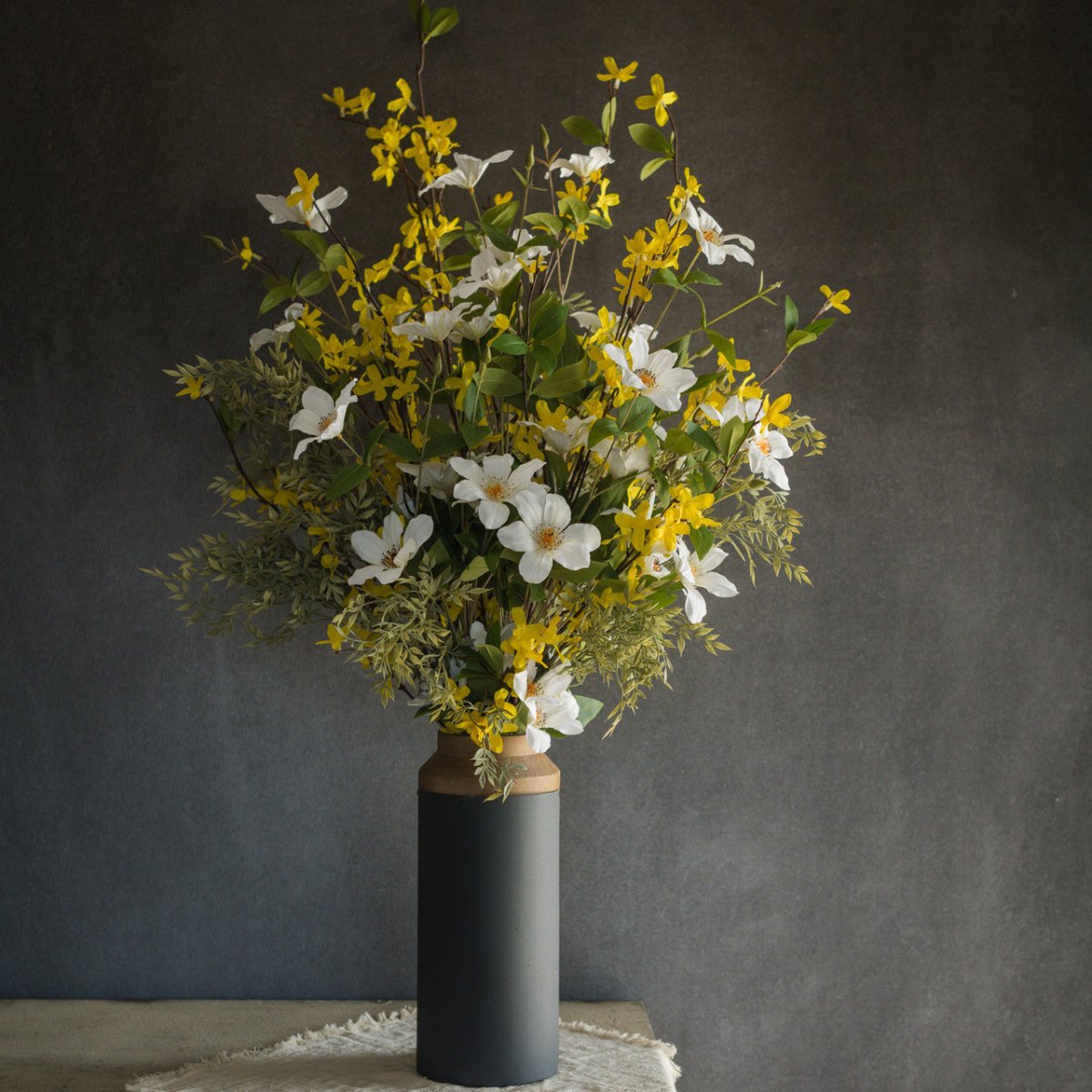 Lifelike Faux Forsythia Branch - Year - Round Spring Magic - Napa Valley Wildflower Co.