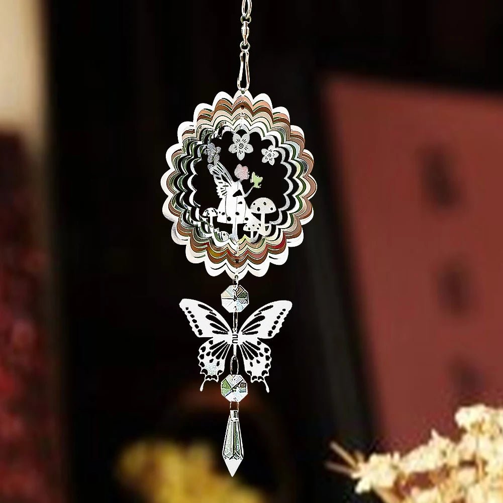 Mesmerizing 3D Kinetic Wind Spinner & Suncatcher - Napa Valley Wildflower Co.