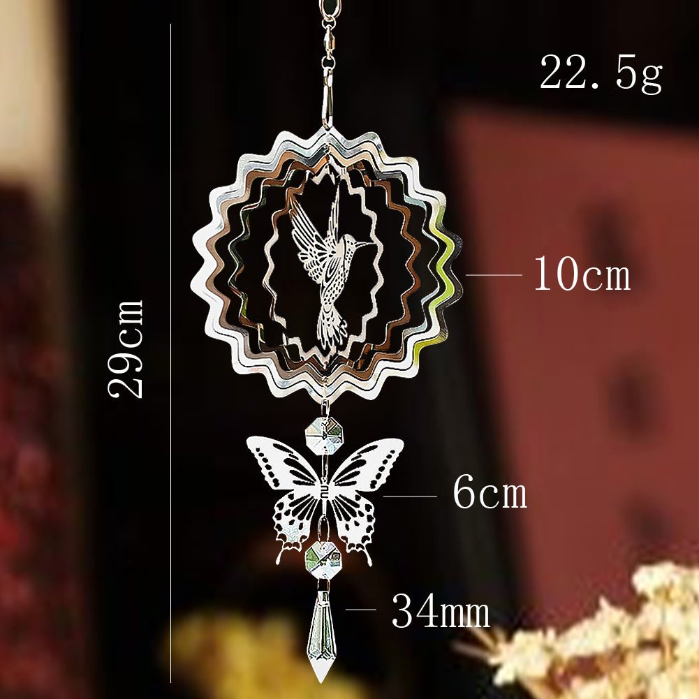 Mesmerizing 3D Kinetic Wind Spinner & Suncatcher - Napa Valley Wildflower Co.