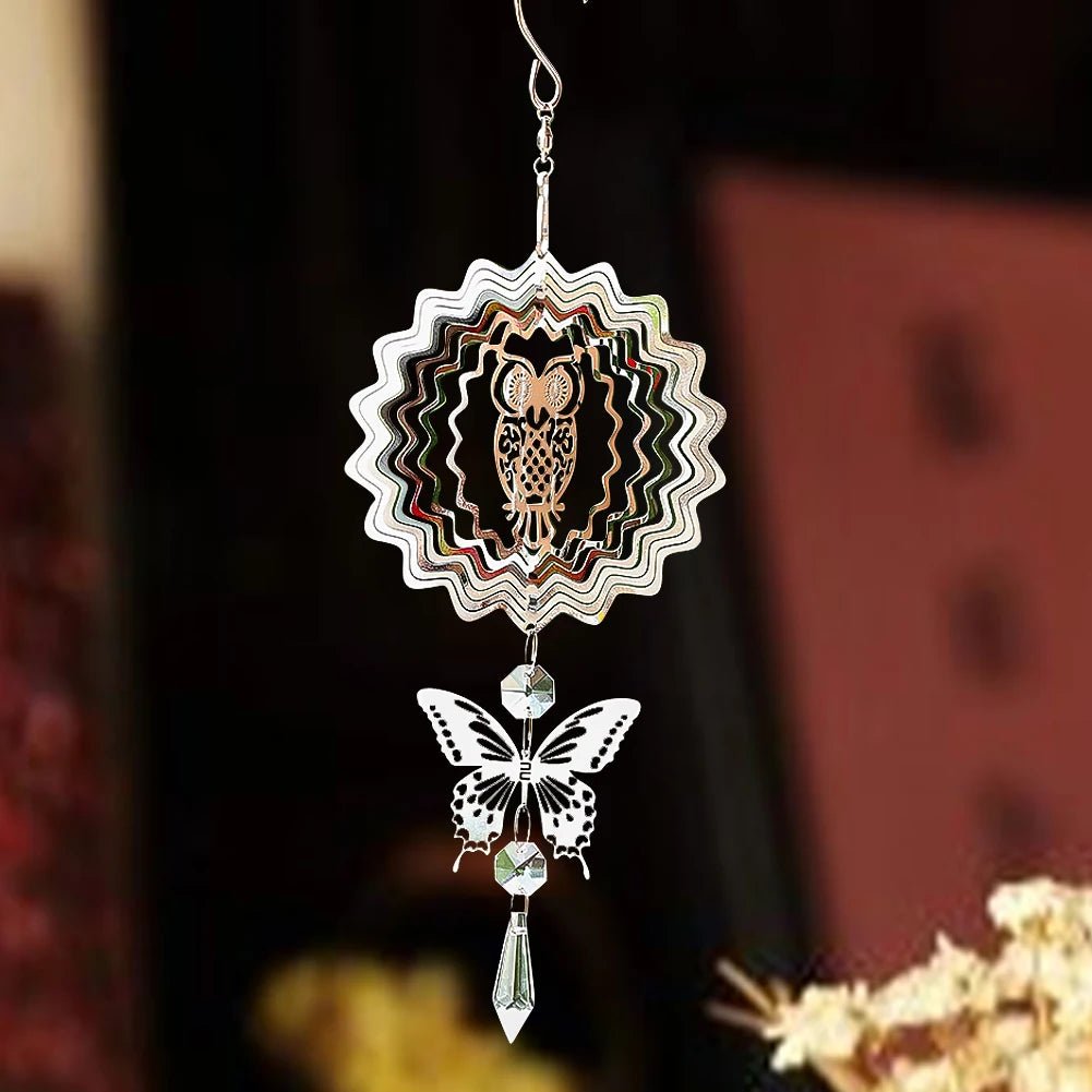 Mesmerizing 3D Kinetic Wind Spinner & Suncatcher - Napa Valley Wildflower Co.