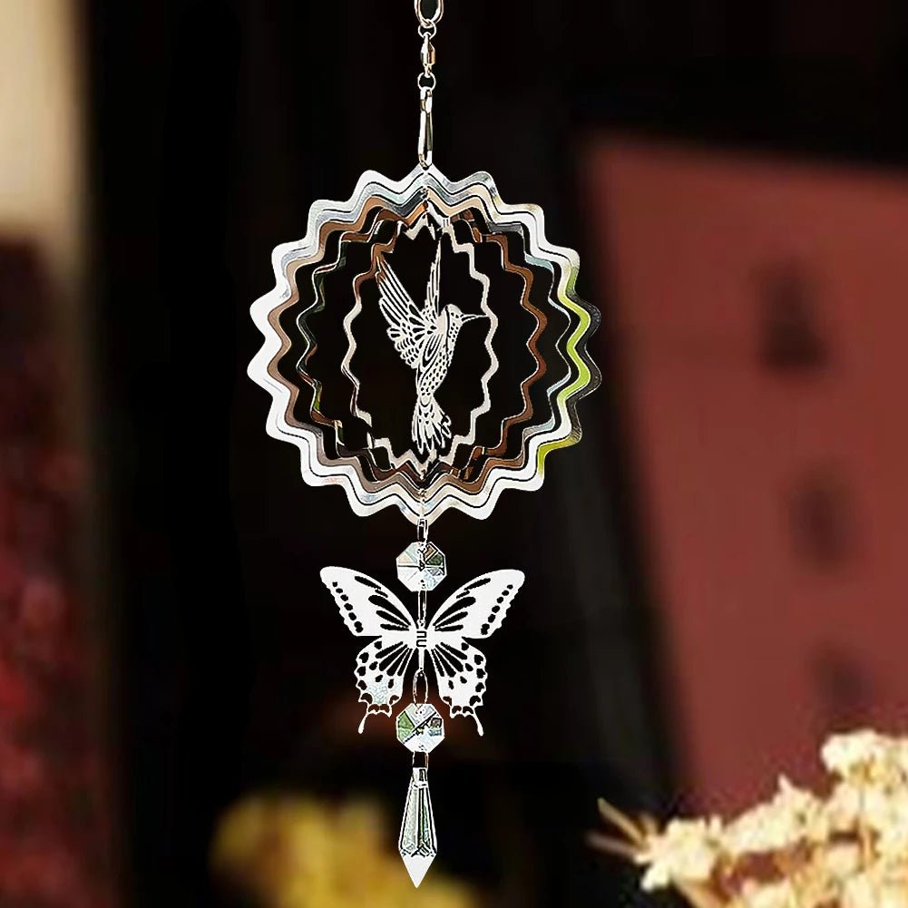Mesmerizing 3D Kinetic Wind Spinner & Suncatcher - Napa Valley Wildflower Co.