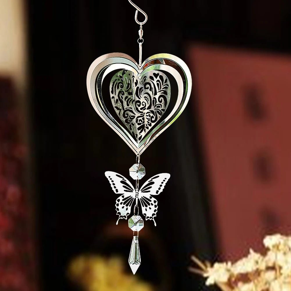 Mesmerizing 3D Kinetic Wind Spinner & Suncatcher - Napa Valley Wildflower Co.