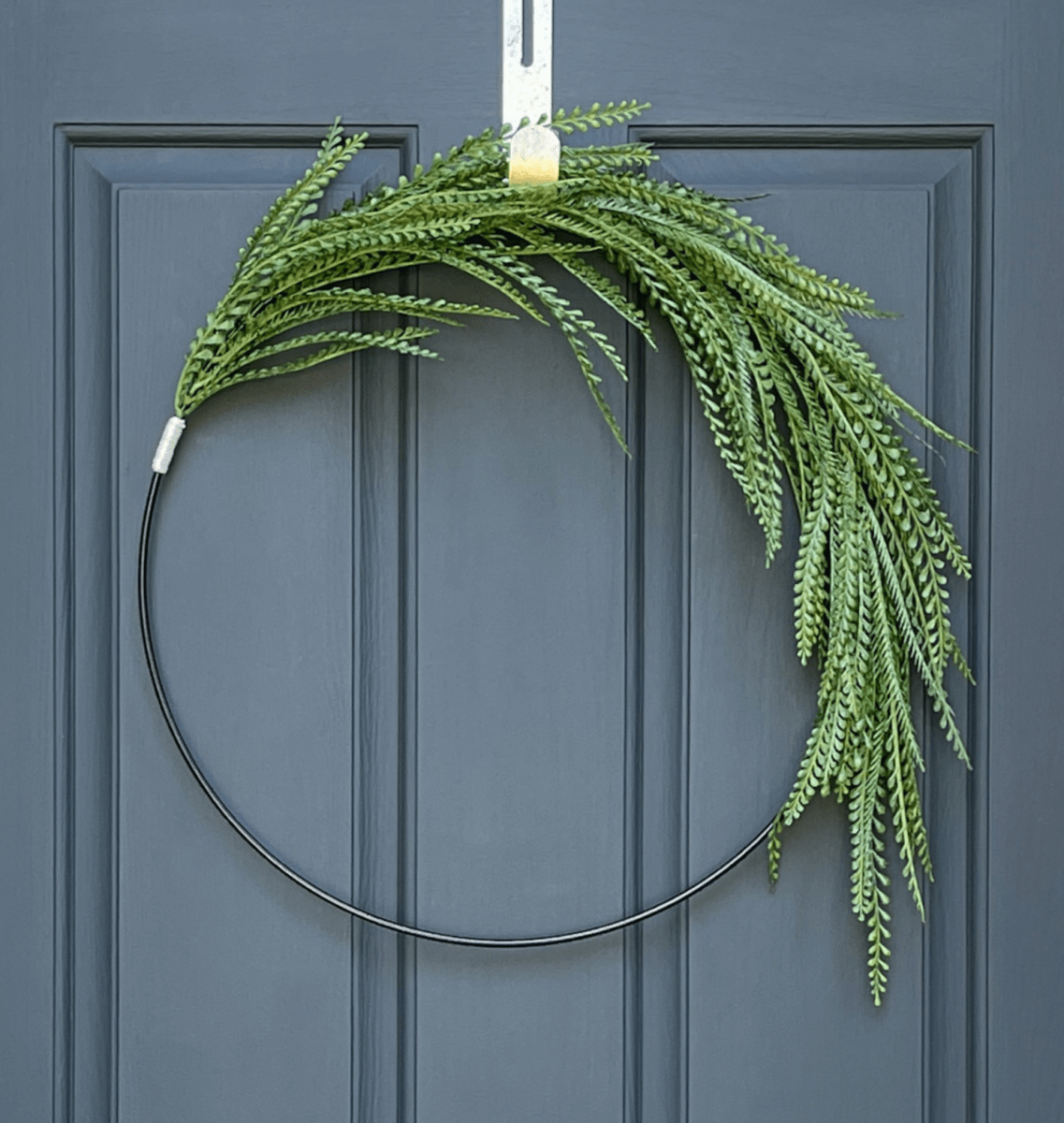 Modern Greenery Hoop Wreath - Napa Valley Wildflower Co.