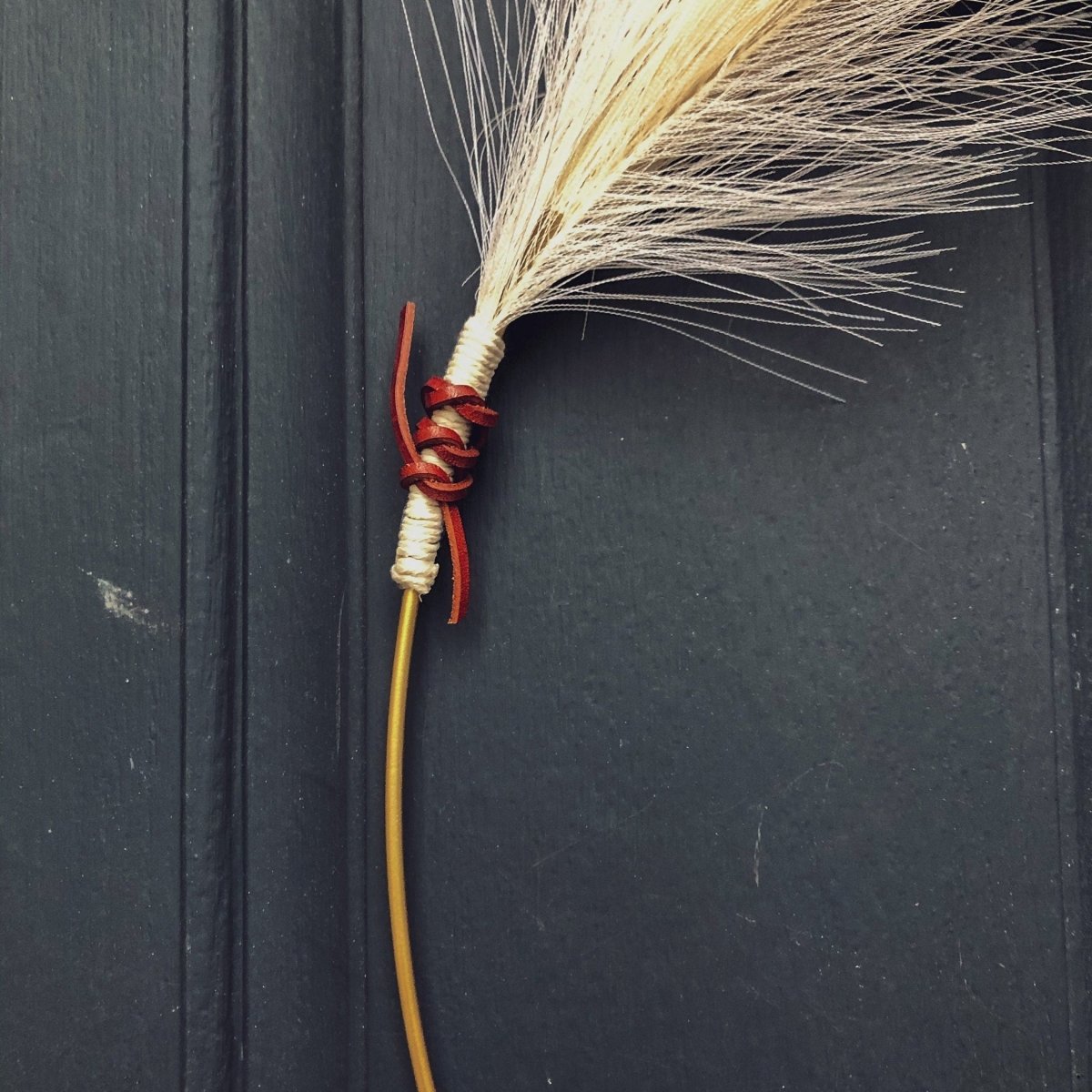 Modern Pampas Grass Hoop Wreath - Minimalist Front Door Decor - Napa Valley Wildflower Co.
