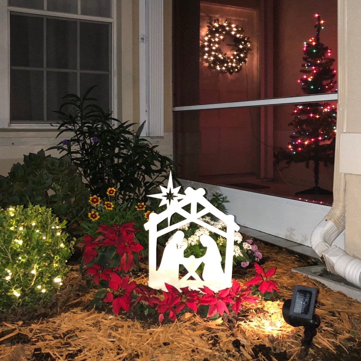Nativity Metal Garden Yard Stake - Napa Valley Wildflower Co.