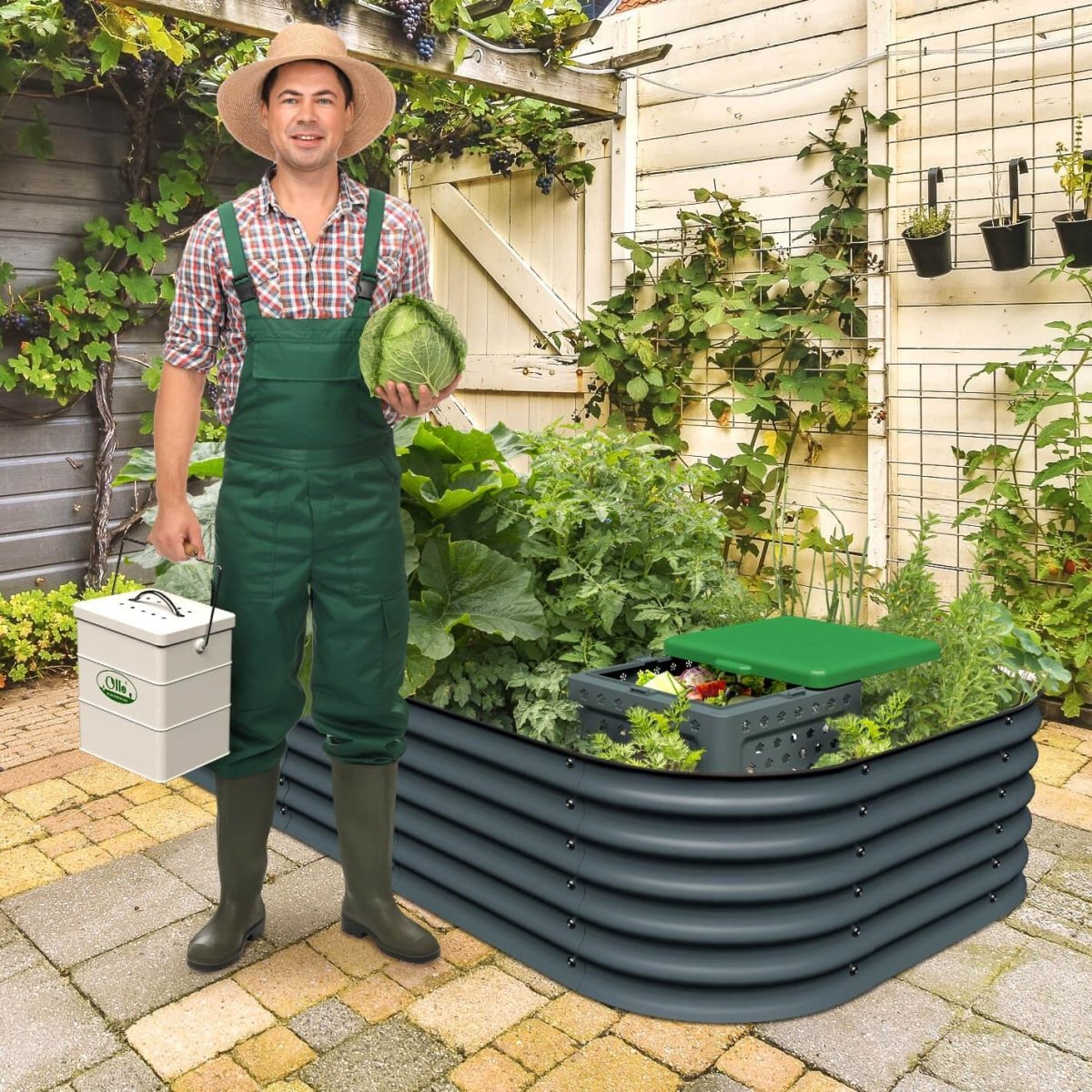 OLLE Garden In - ground Worm Compost Bin - Napa Valley Wildflower Co.