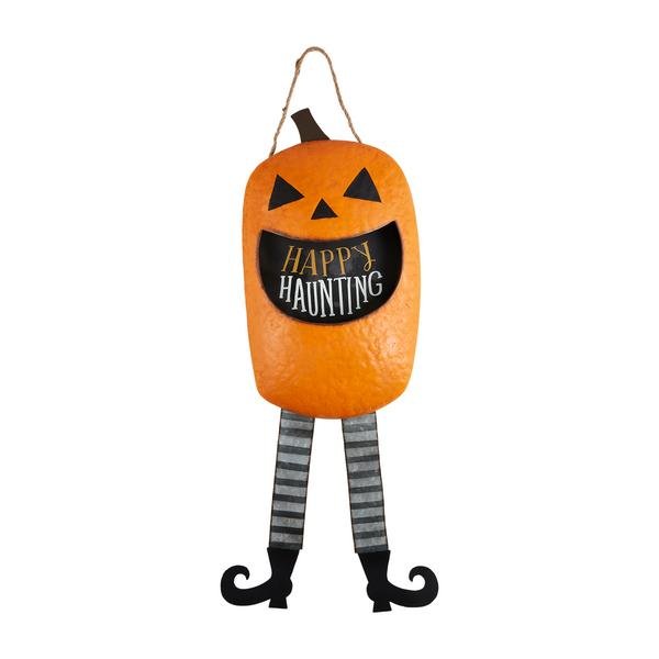 Orange Jack - O - Lantern Pumpkin Candy Door Hanger - Napa Valley Wildflower Co.