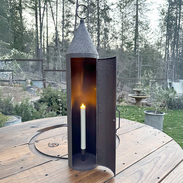 Oversized Rustic Chimney Floor Lantern - Napa Valley Wildflower Co.