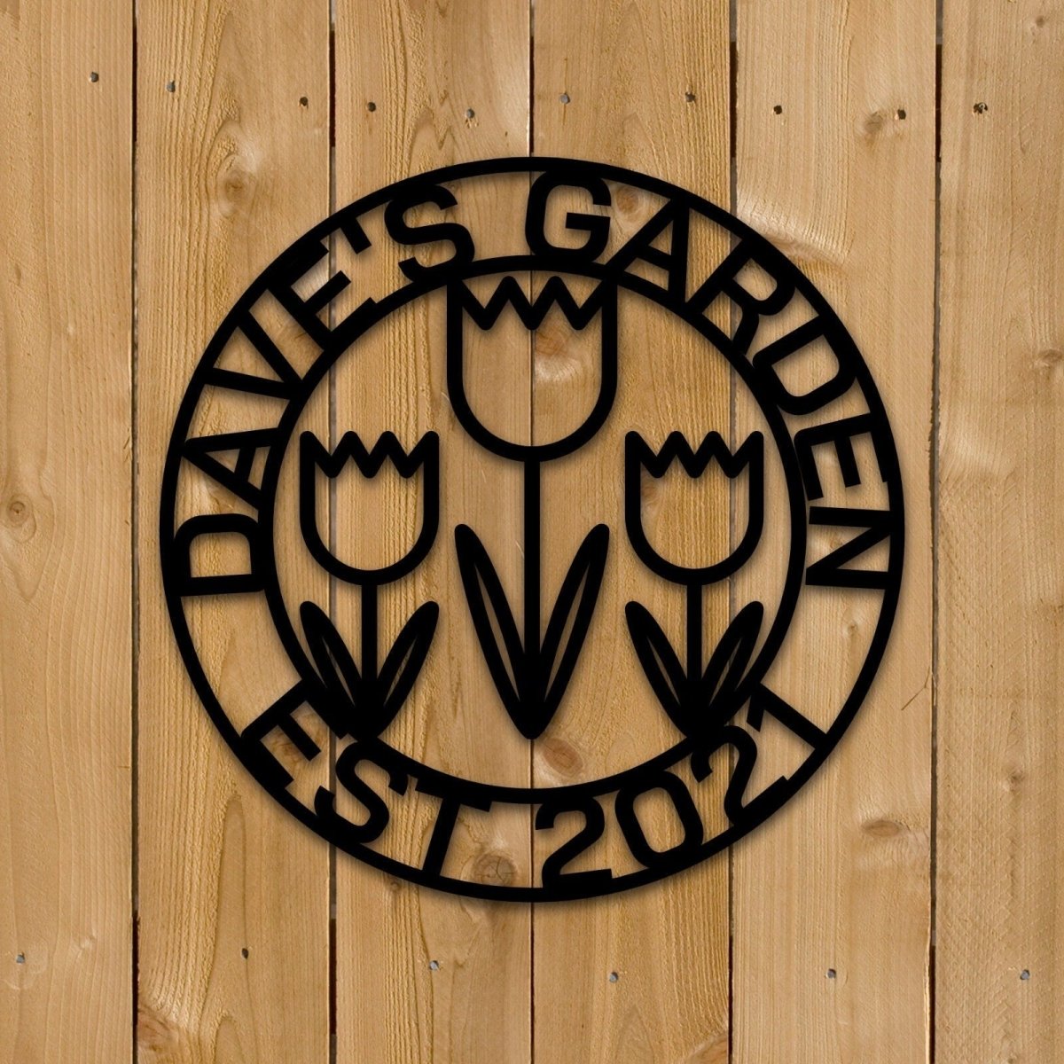 Personalized Custom Garden Metal Sign: A Unique Gift for the Gardener - Napa Valley Wildflower Co.