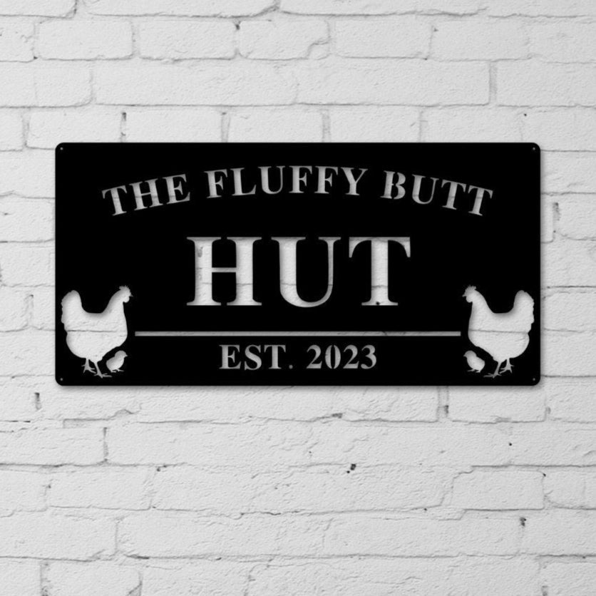 Personalized Custom Hen House Metal Sign - Napa Valley Wildflower Co.