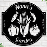 Personalized Vegetable Garden Metal Sign - Napa Valley Wildflower Co.