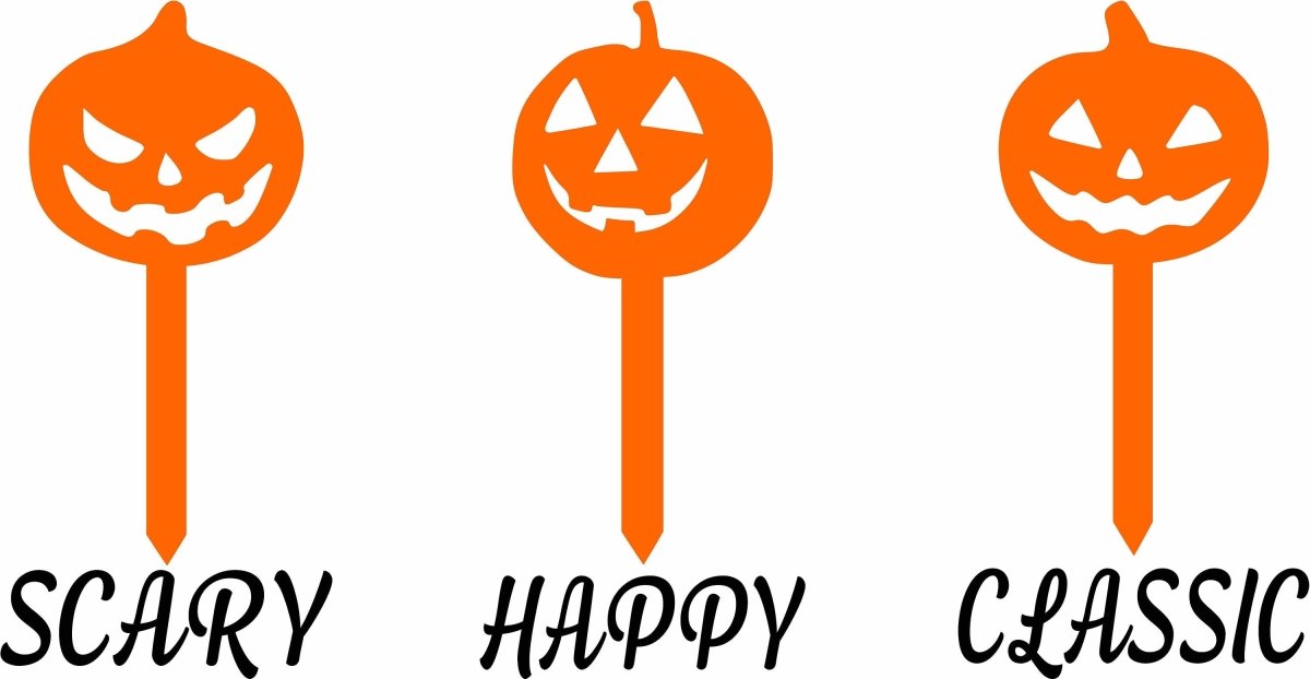Pumpkin Metal Yard Sign - Napa Valley Wildflower Co.