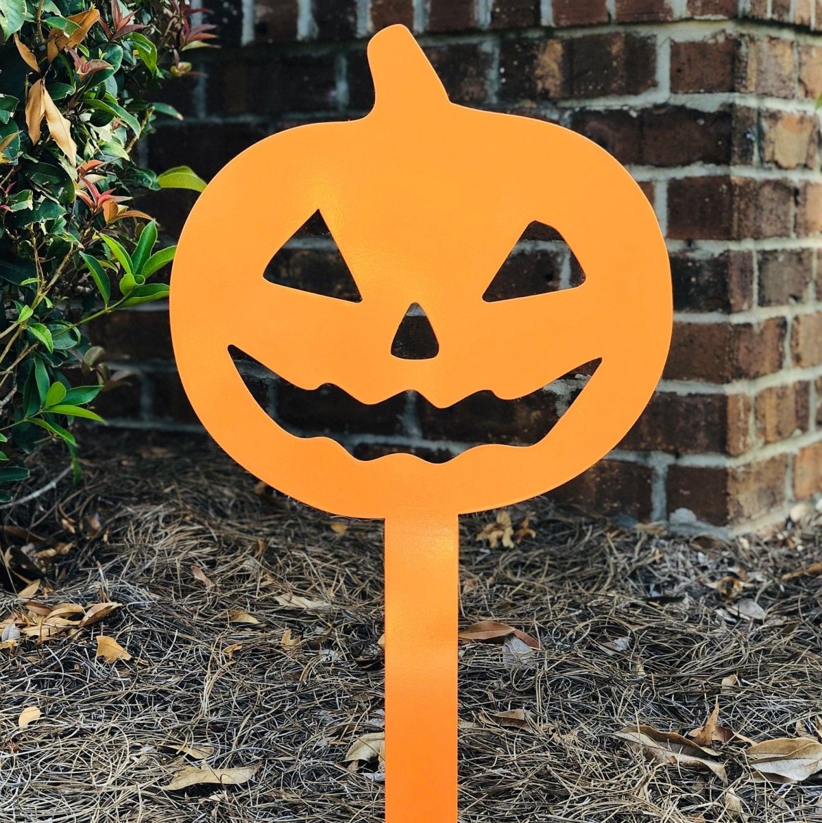 Pumpkin Metal Yard Sign - Napa Valley Wildflower Co.