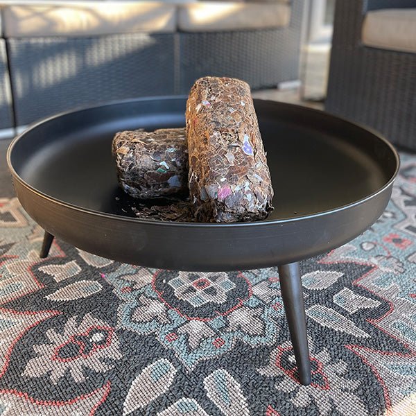 Raised Metal Fire Pit Bowl - Napa Valley Wildflower Co.