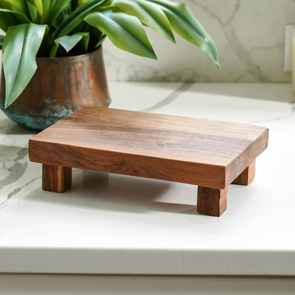 Rustic Natural Wood Riser - Napa Valley Wildflower Co.