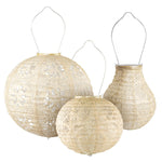 Soji™ Stella Pearl Multi - Shape Solar Lantern 3 - Pack - Napa Valley Wildflower Co.