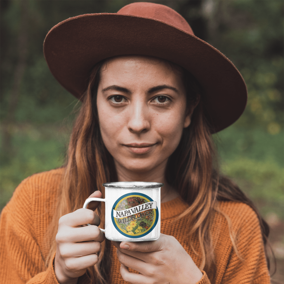 The Classic Camp Mug | 10 oz. (Silver Rim) - Napa Valley Wildflower Co.