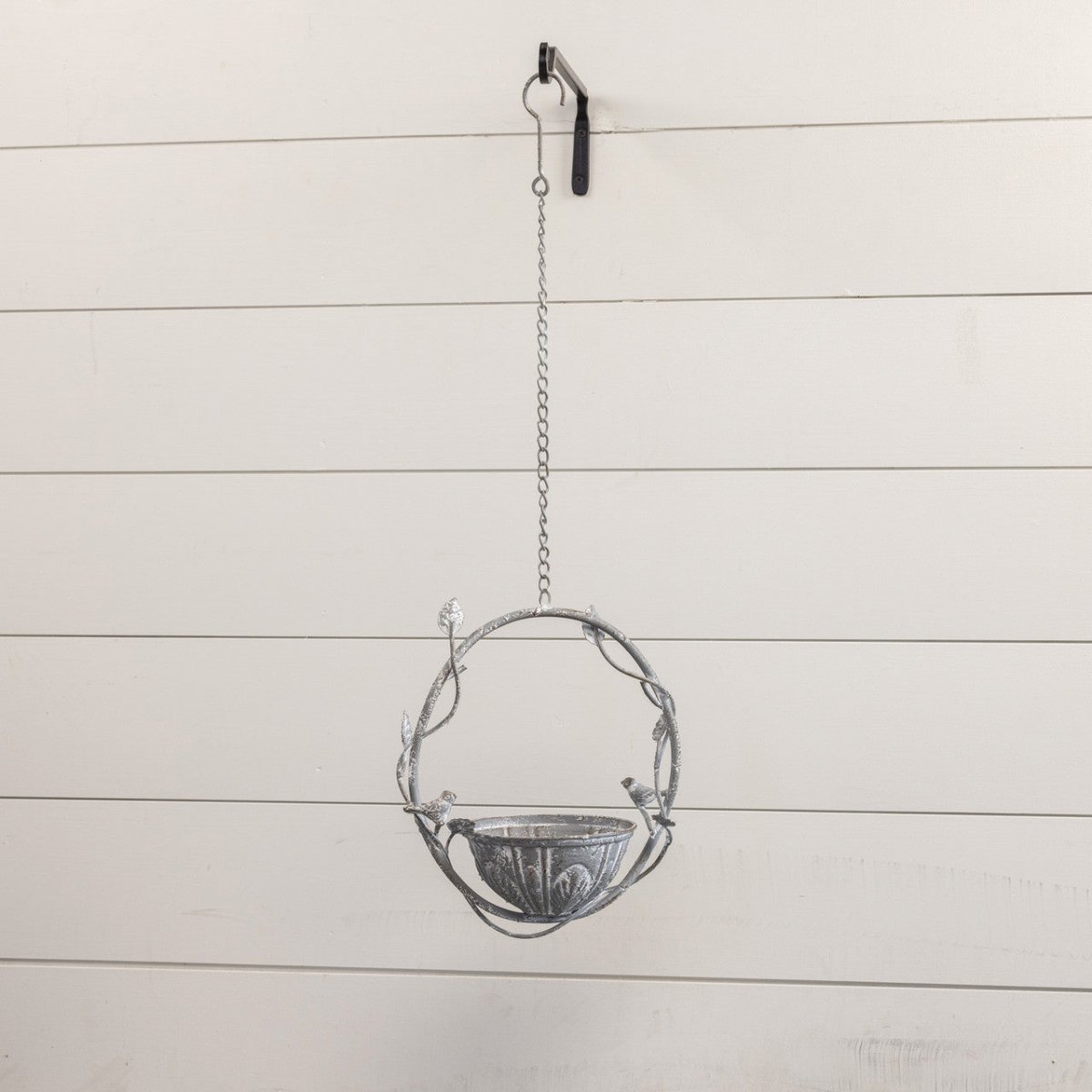 Vine Hanging Metal Bird Feeder with Bowl - Napa Valley Wildflower Co.