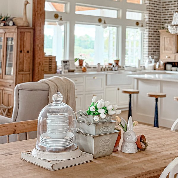 Vintage Inspired Heirloom Garden Supply Metal Planters, Set of Three - Napa Valley Wildflower Co.