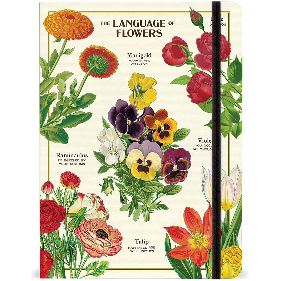 Vintage - Inspired The Language of Flowers Notebook - Napa Valley Wildflower Co.