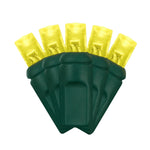 Yellow LED Mini Lights (5MM) - 25FT Green Wire - Napa Valley Wildflower Co.