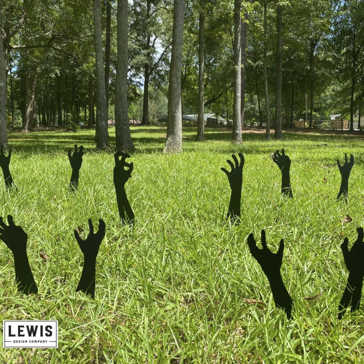 Zombie Hands Metal Yard Stakes Set - Napa Valley Wildflower Co.