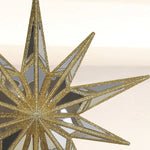12" Gold Double - Sided Mirrored Star Tree Topper - Napa Valley Wildflower Co.