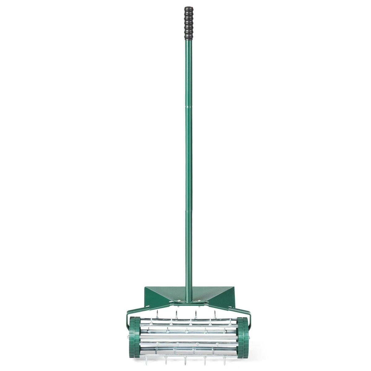 18” Rolling Lawn Aerator – Spike Yard Aerator with Splash Guard & Comfort Handl - Napa Valley Wildflower Co.
